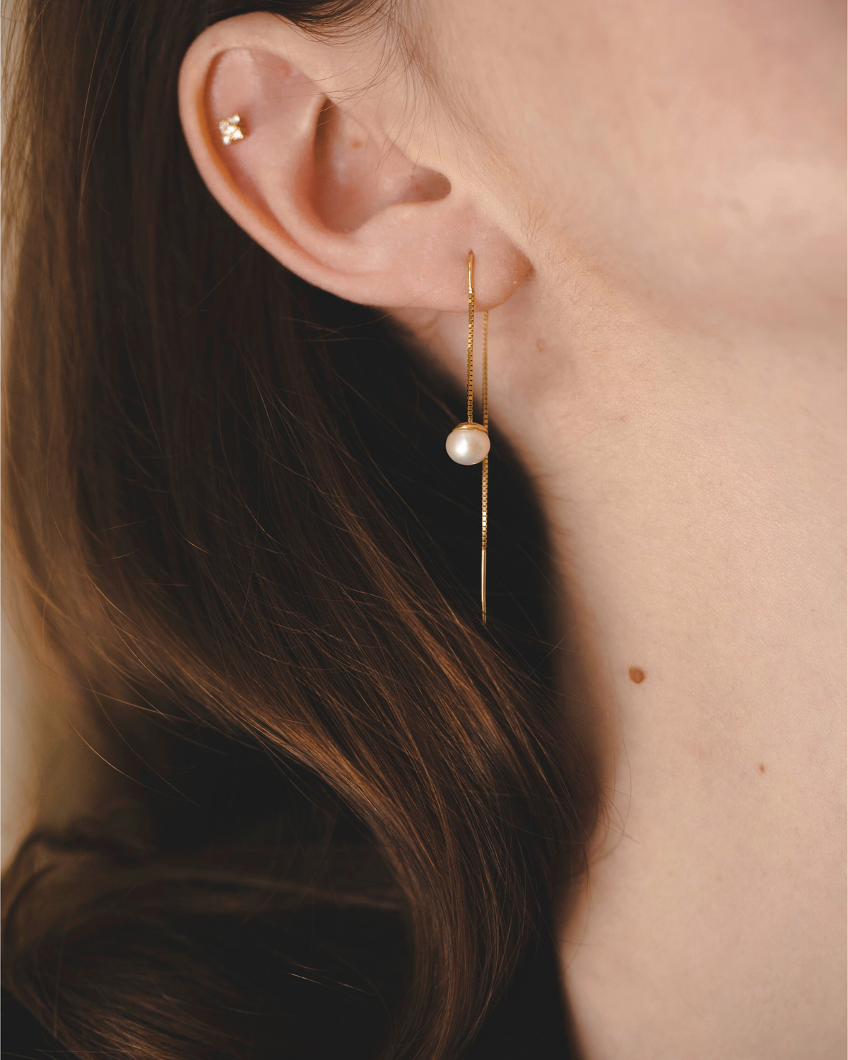 Bella Earring With Pearls Horseshoe