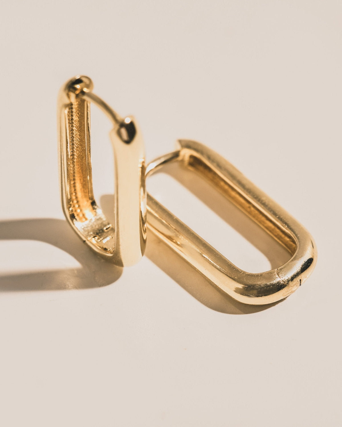 Ava gold hoop earring