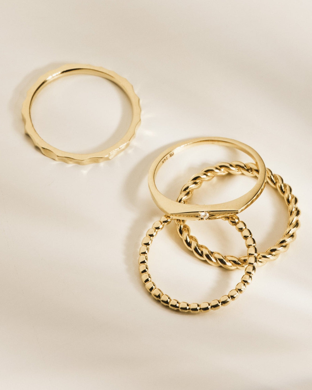 Gold Dots Ring