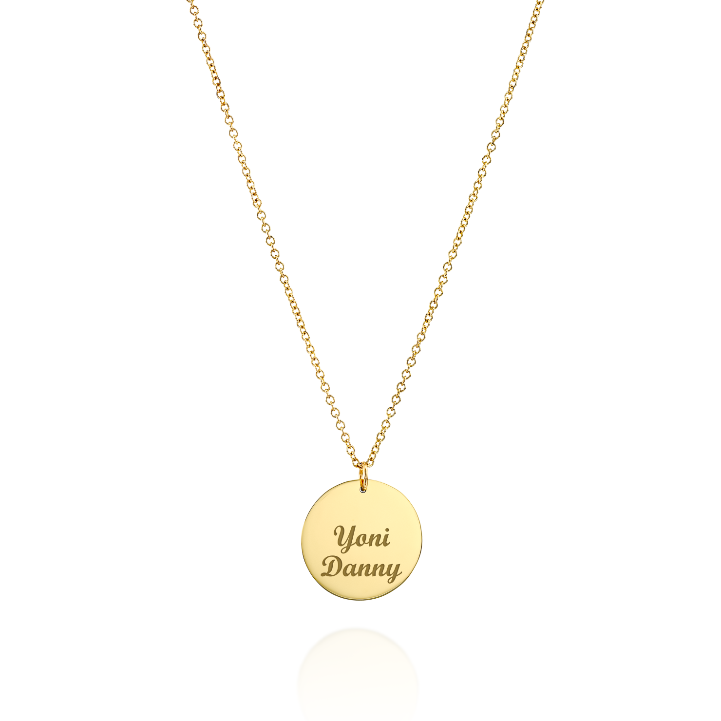 Chiara Gold Necklace & Engraving