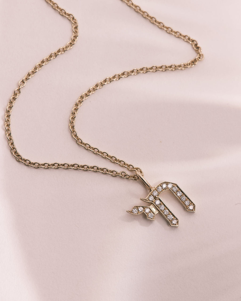 Chai Gold Necklace with Diamonds