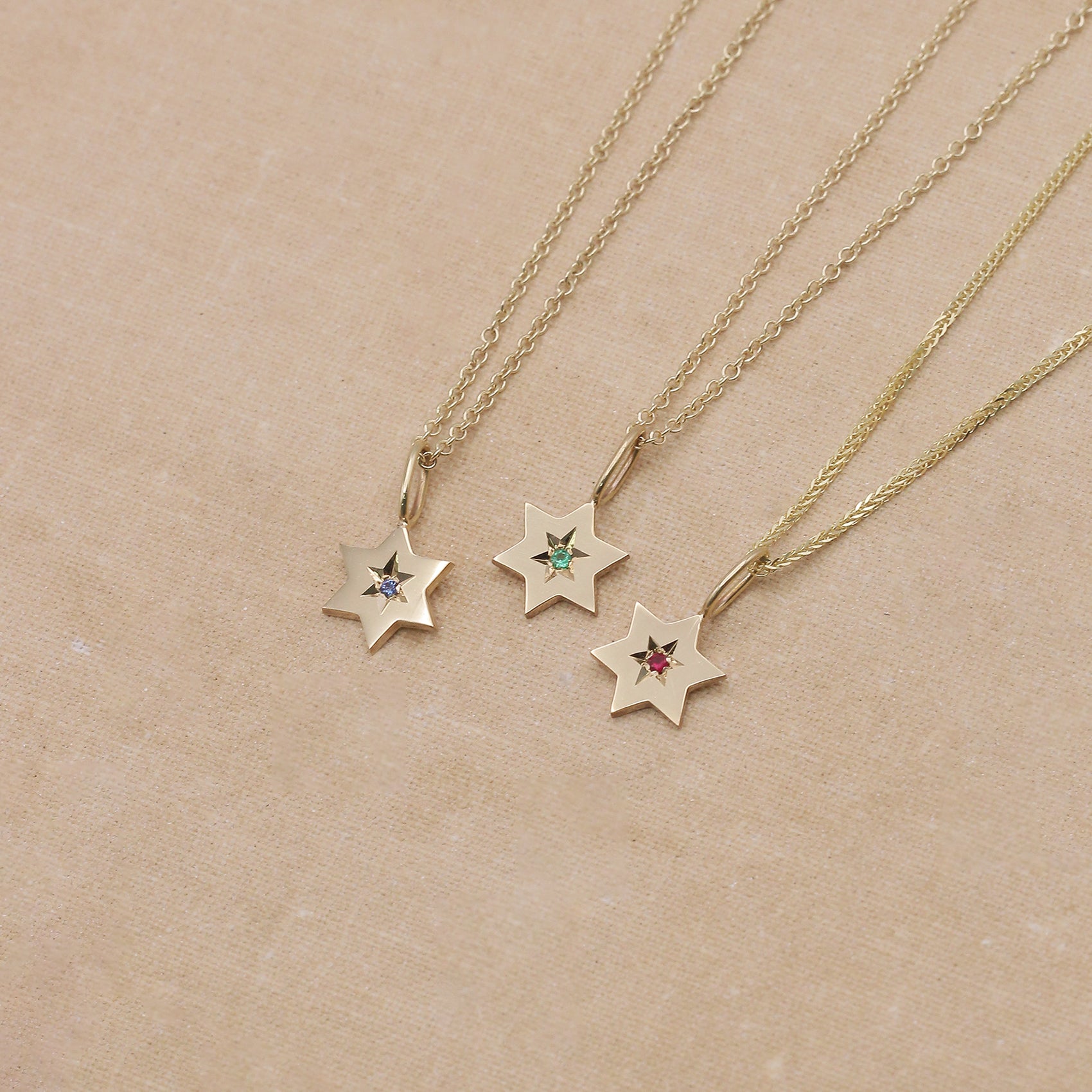 The Gaza envelope Shield Star Of David Gold pendant