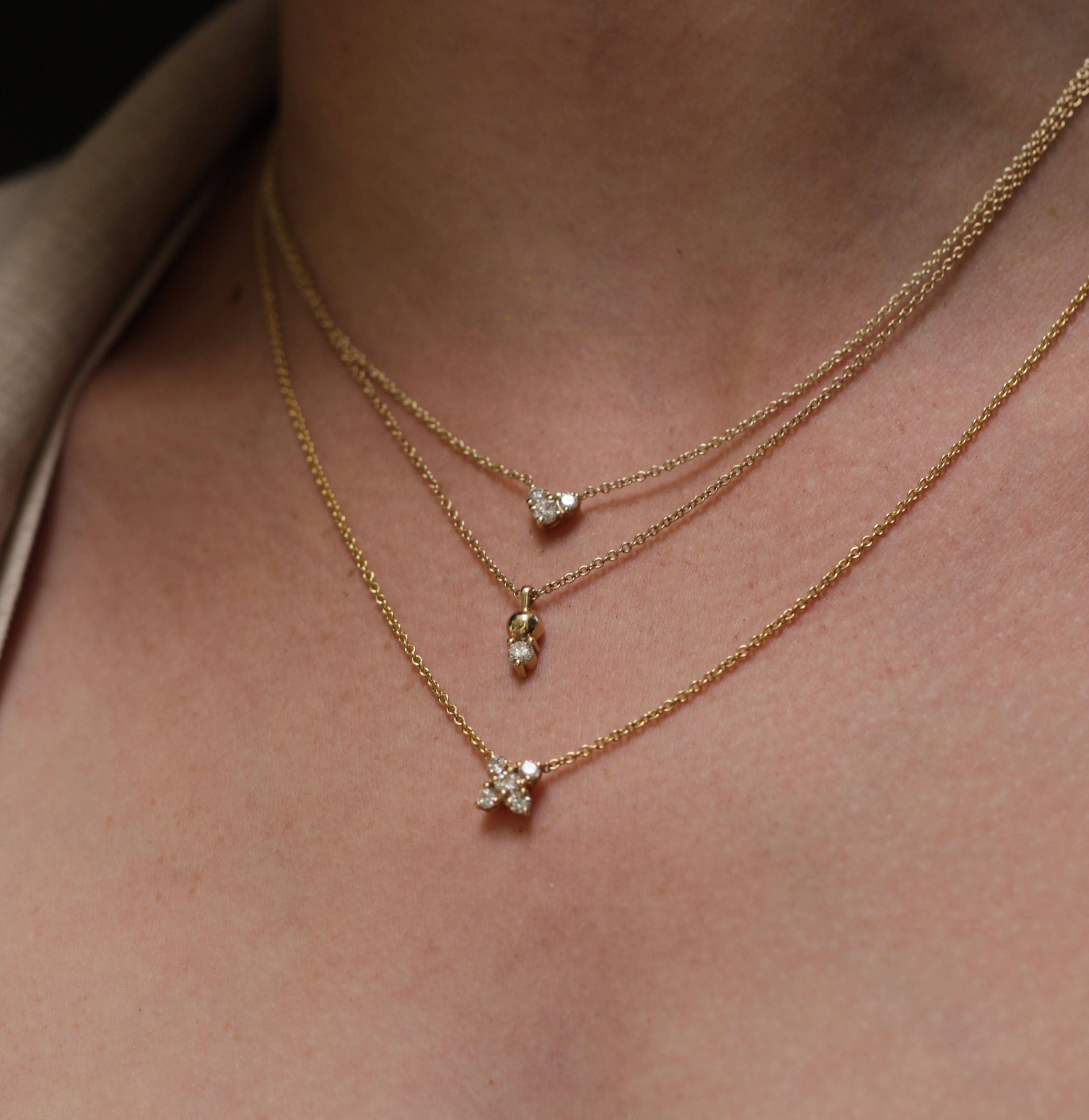 Marie Necklace White Diamond