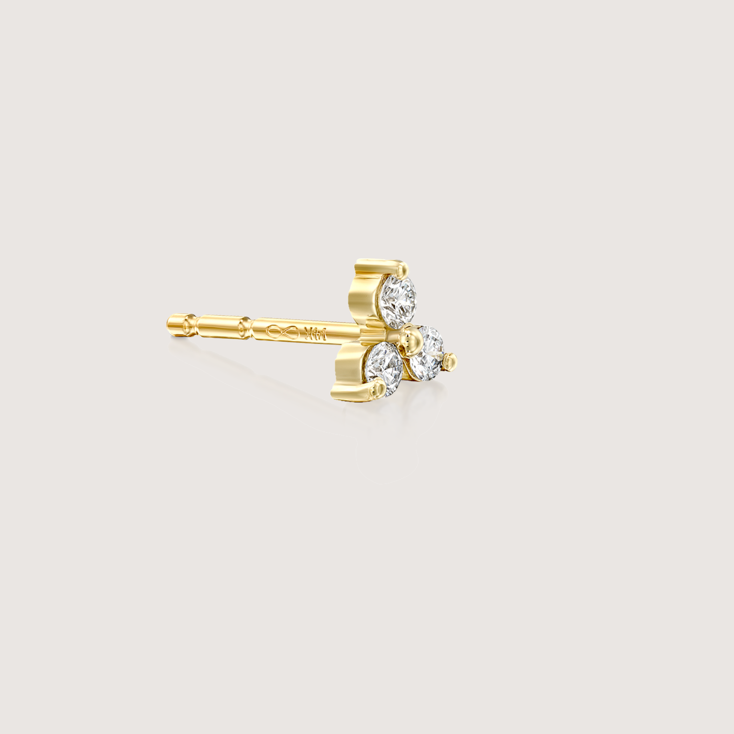 Mini Grace Earring With White Diamonds