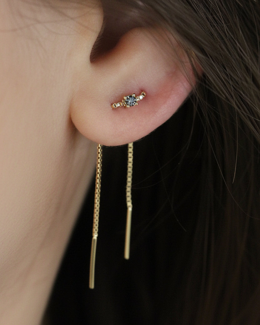 Nina Earring Gray diamond