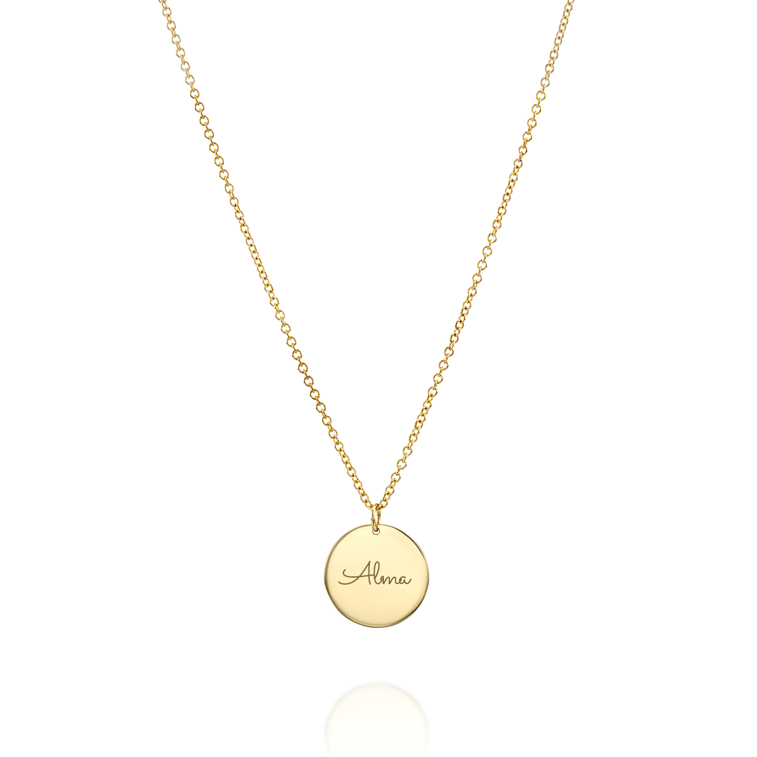 Chiara Gold Necklace & Engraving