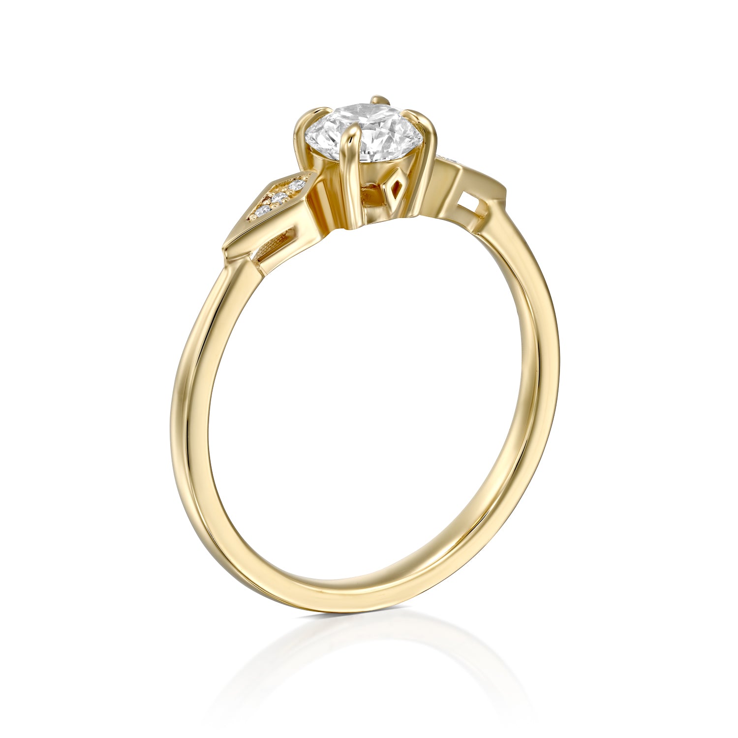 Emily Ring White Diamonds - 5mm