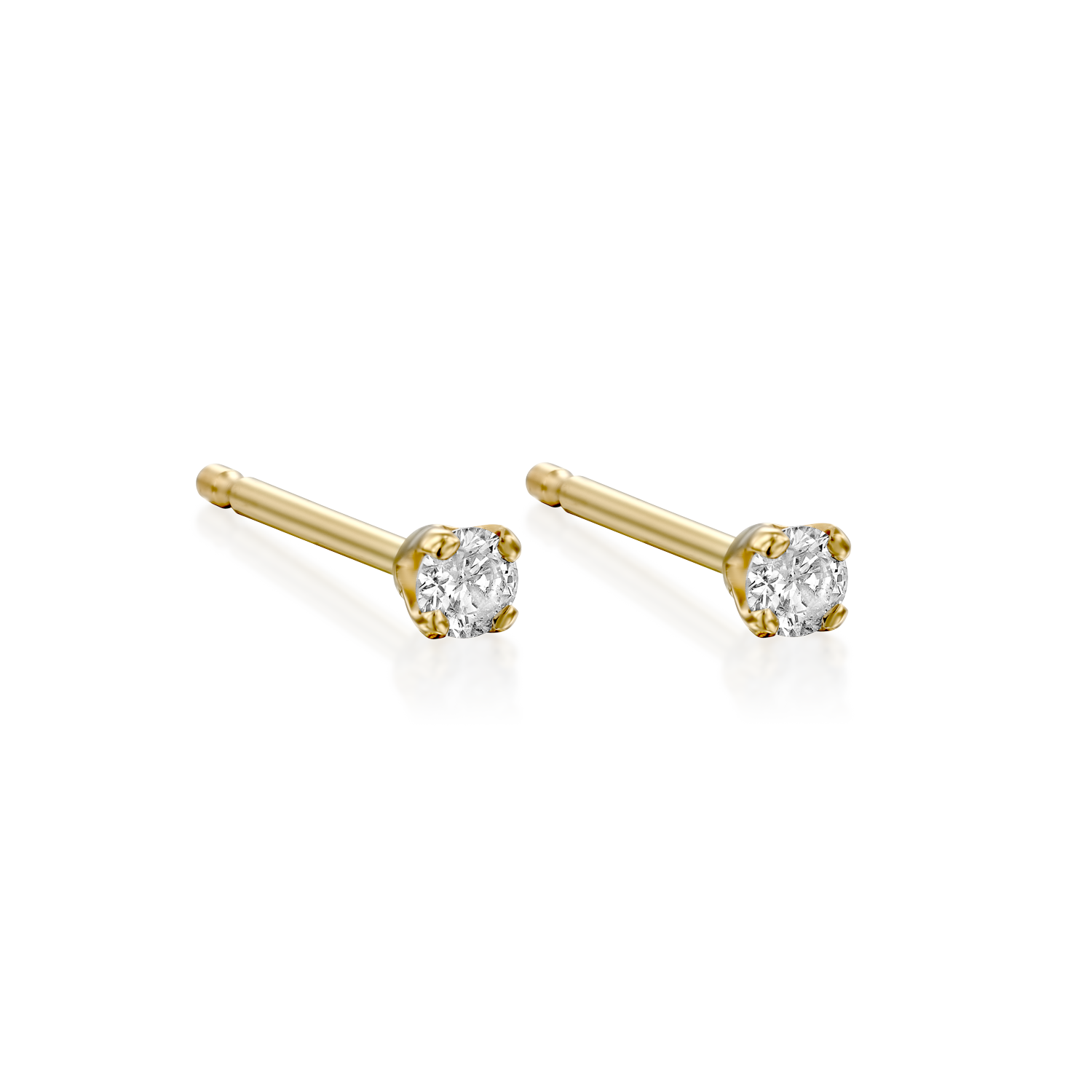 Martina Earring 2 mm White Diamond