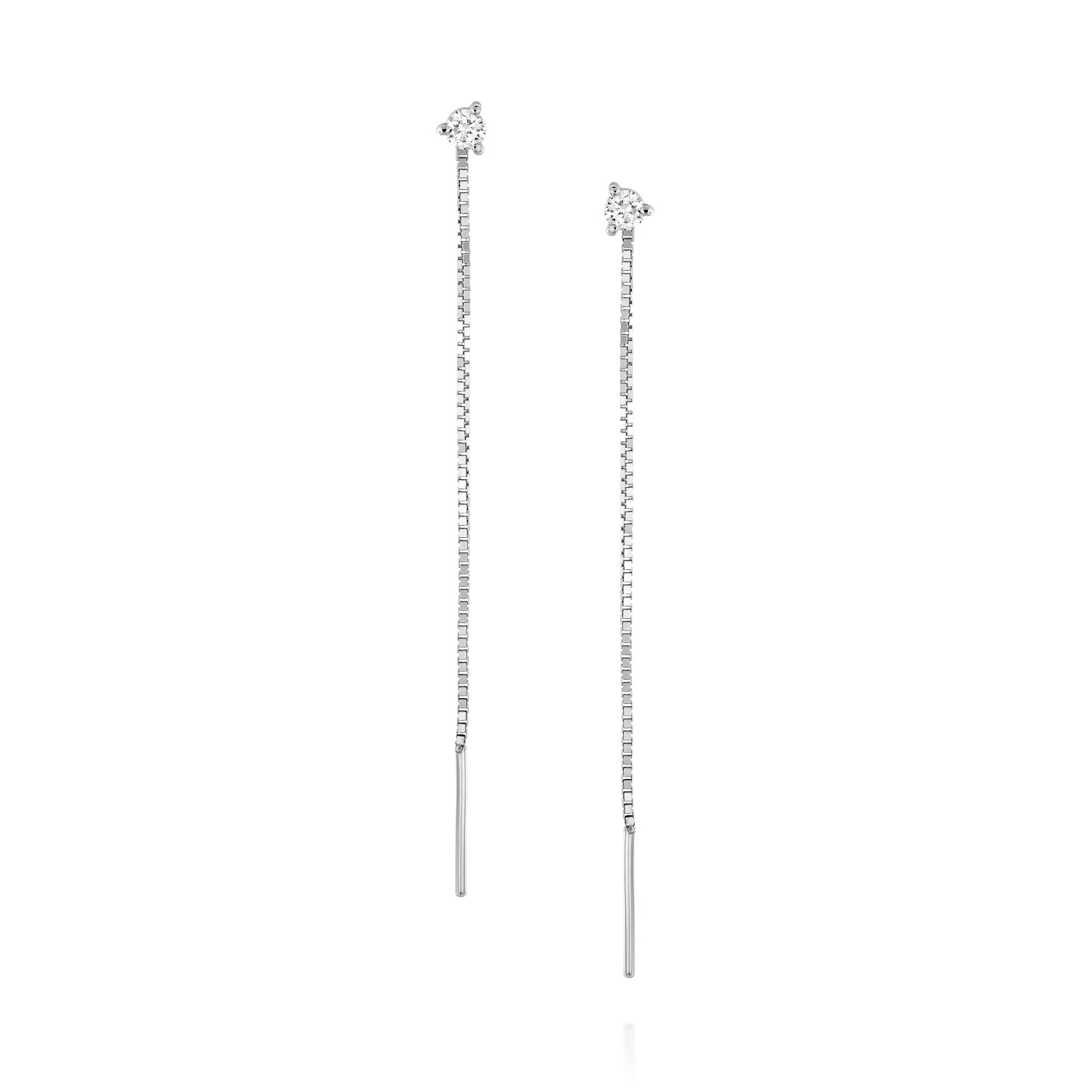 Noni White Diamond Earring