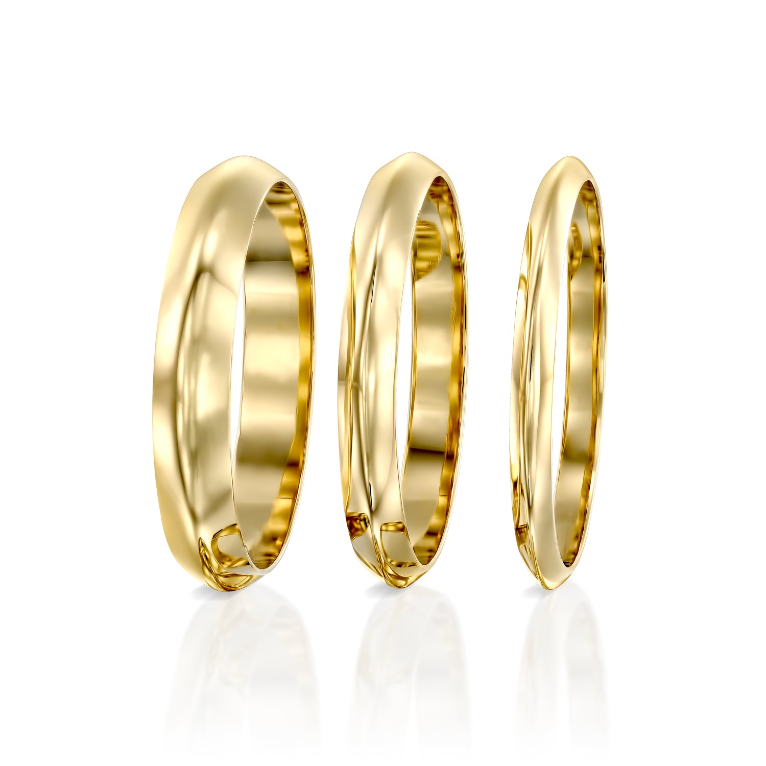 Jodie Gold Wedding Band - 2mm