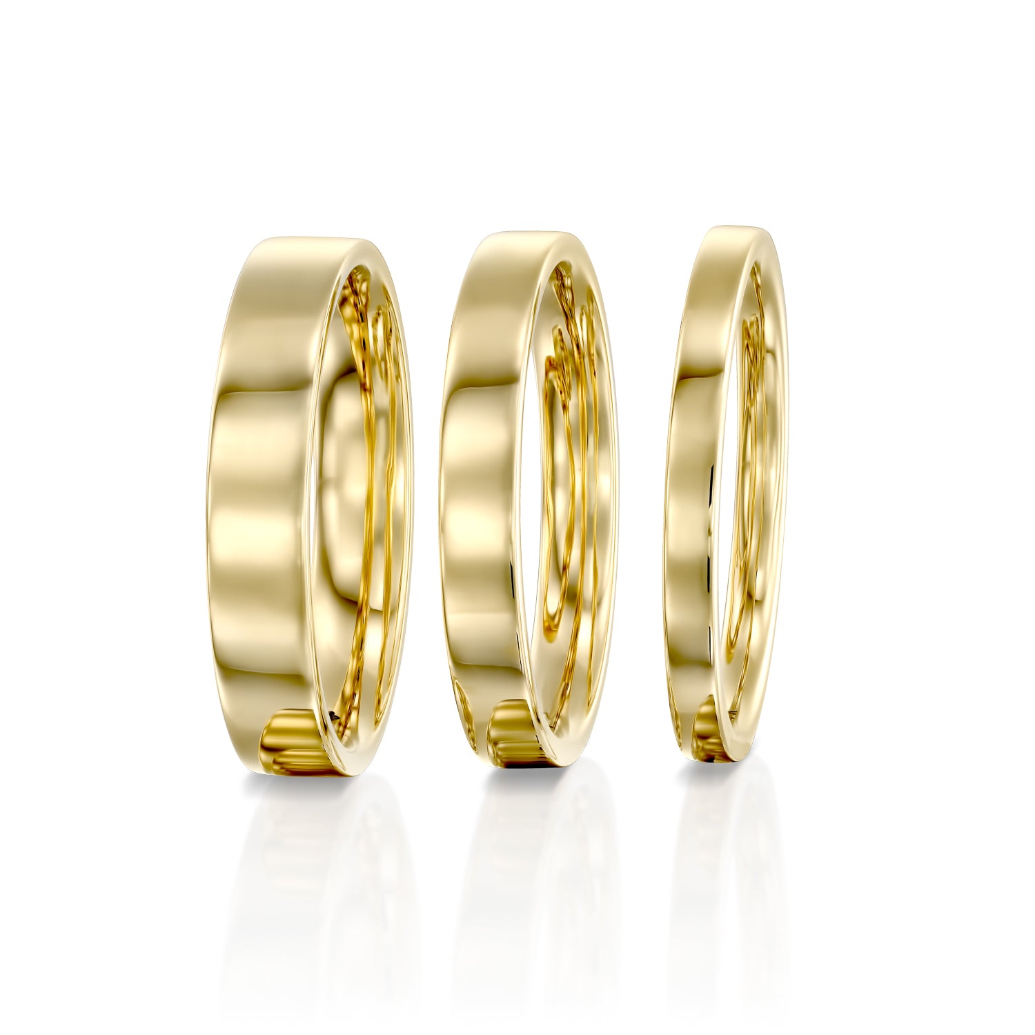 Frankie Gold Wedding Band - 2mm