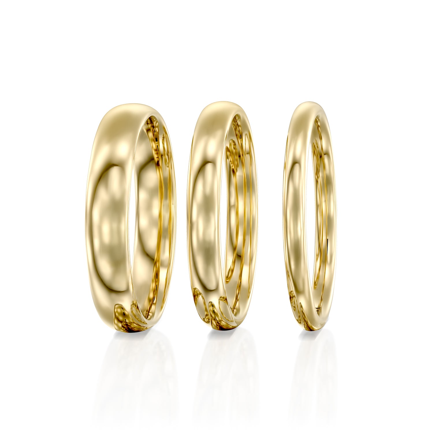 Jessie Gold Wedding Band - 4mm