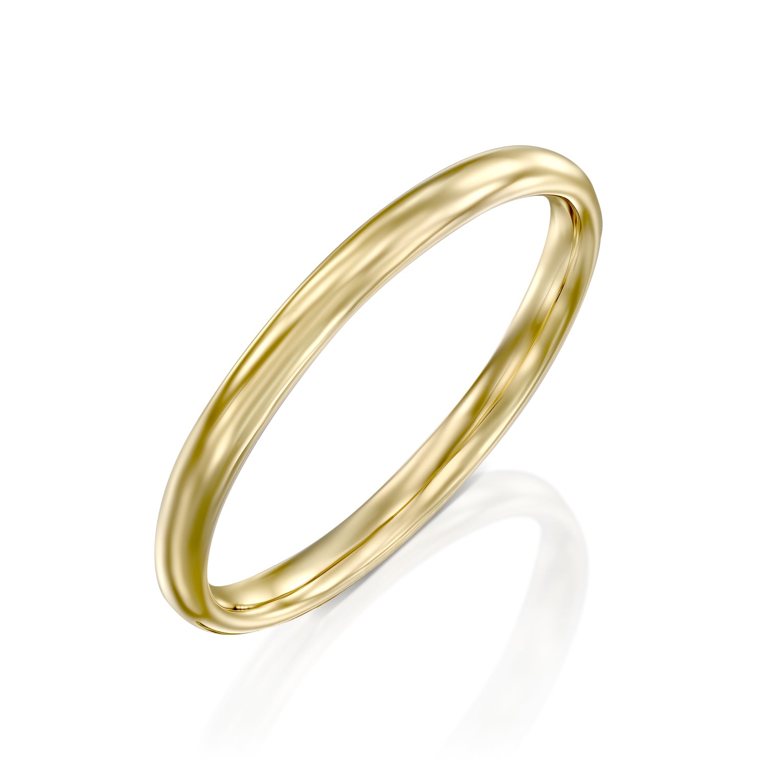 Jessie Gold Wedding Band - 2mm