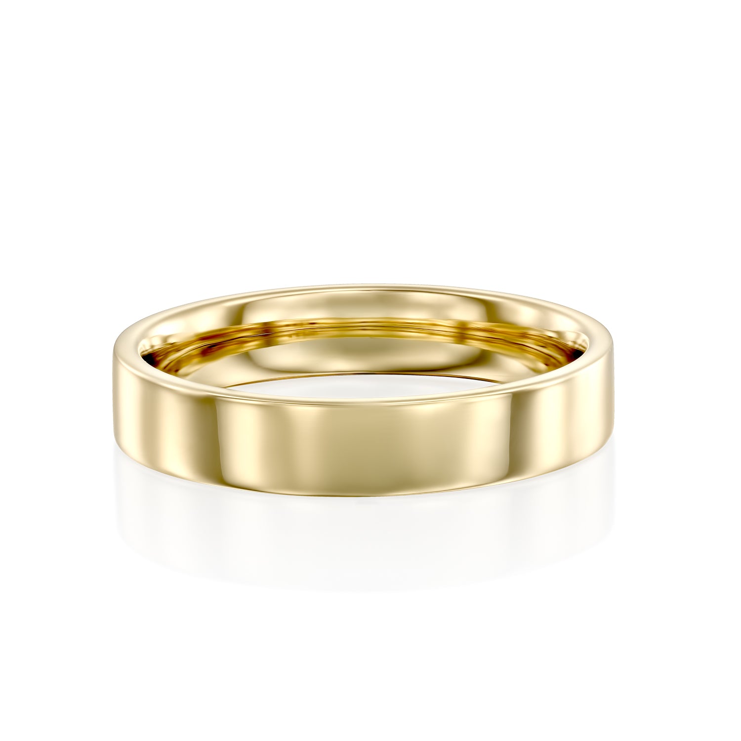 Frankie Gold Wedding Band - 4mm