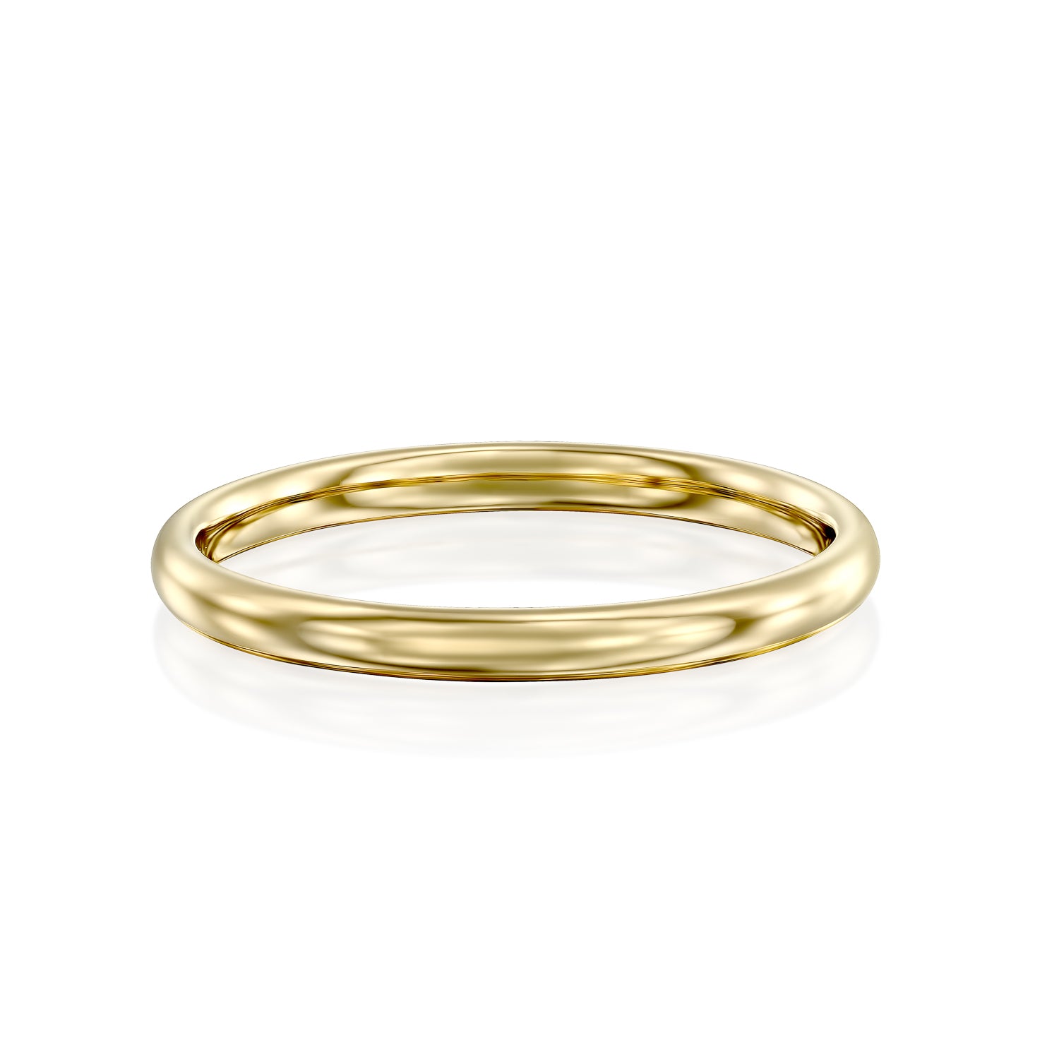 Jessie Gold Wedding Band - 2mm