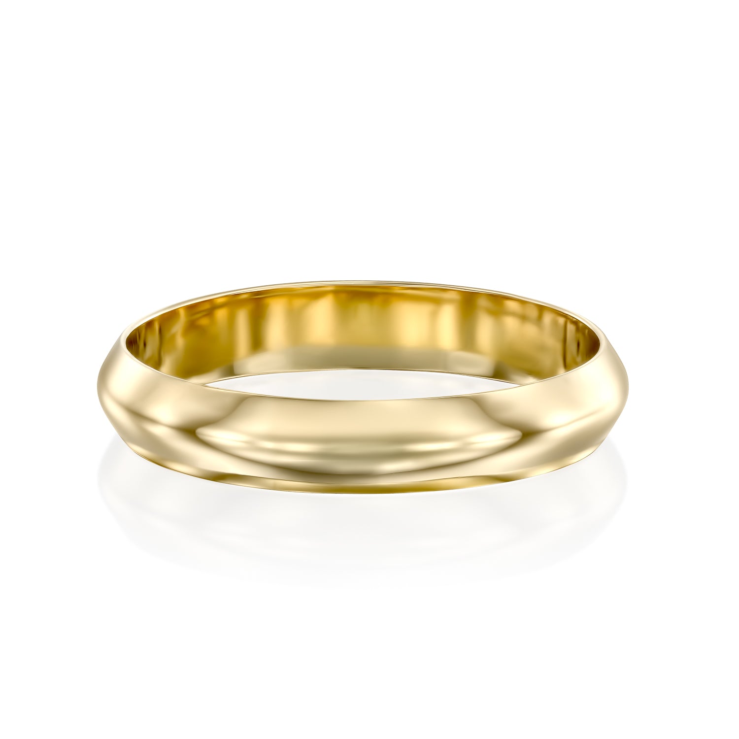 Jodie Gold Wedding Band - 4mm