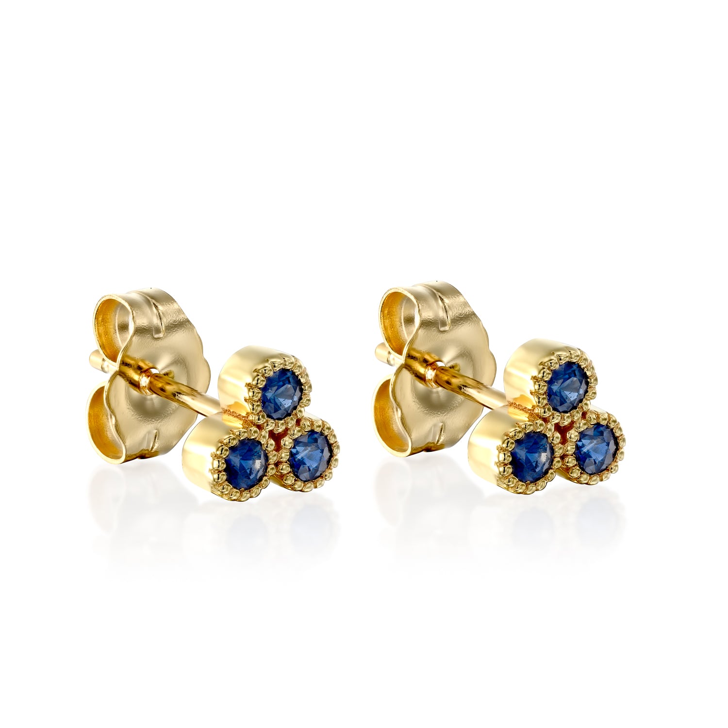 Henrietta Gold Earring Sapphire