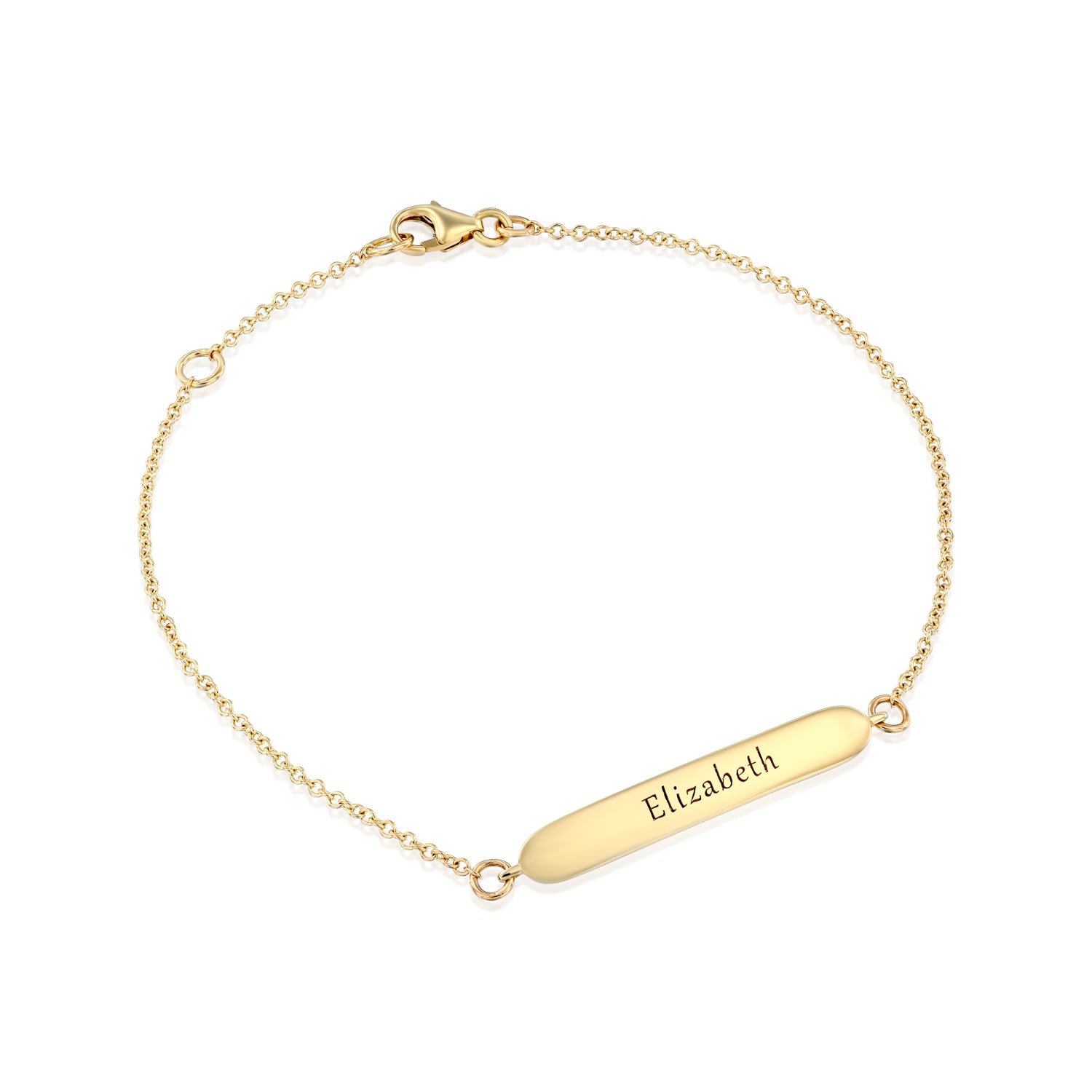 Florence Gold Bracelet With Engraving