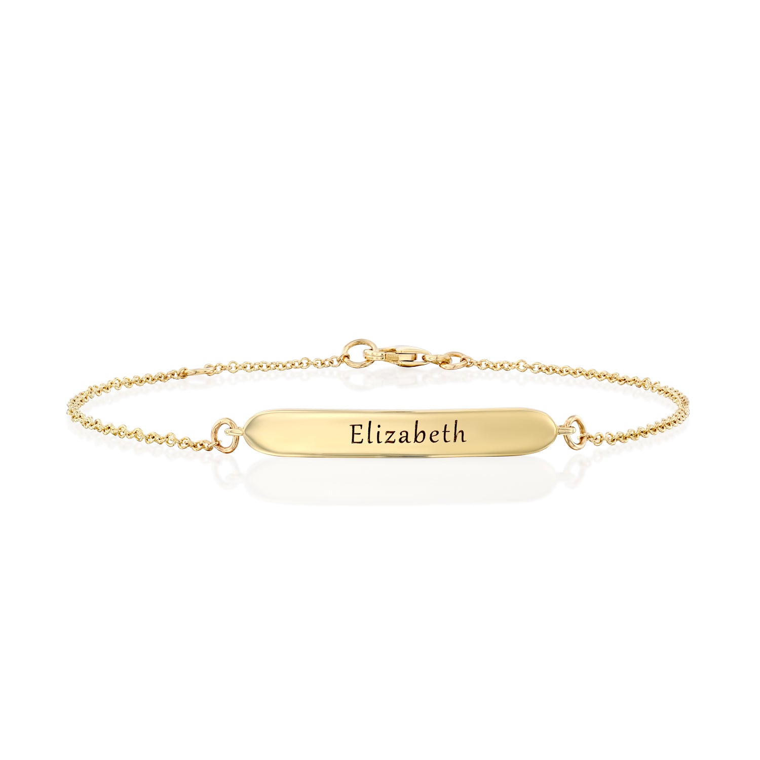 Florence Gold Bracelet With Engraving