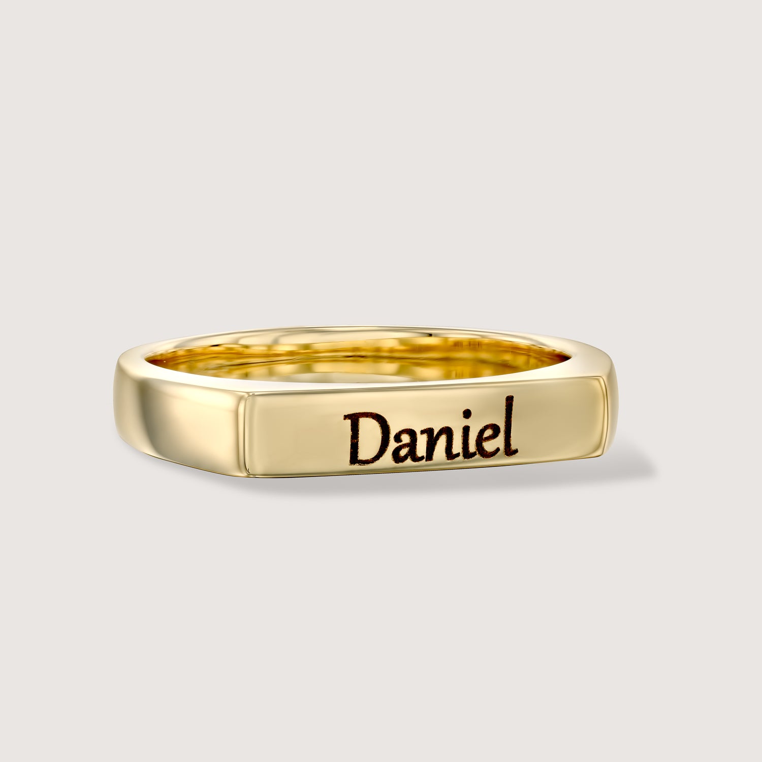 Charlotte Gold Ring & Engraving