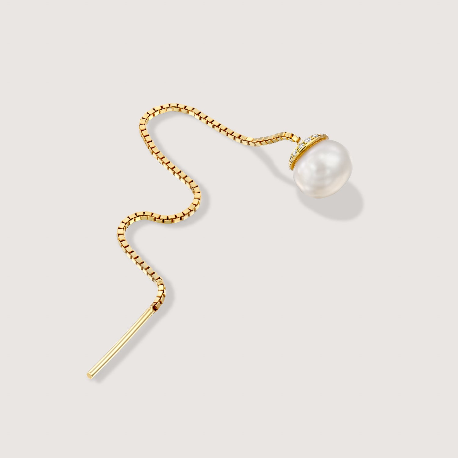 Ashley Earring with Pearls and Diamonds