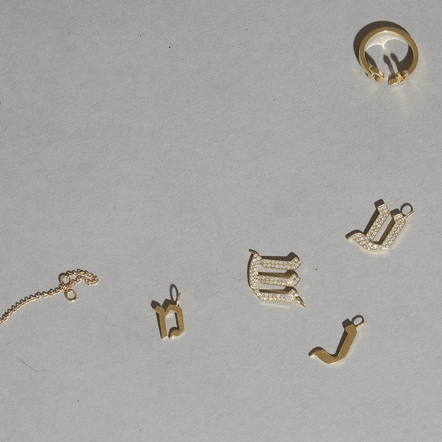 gold aleph bet necklace hebrew letter