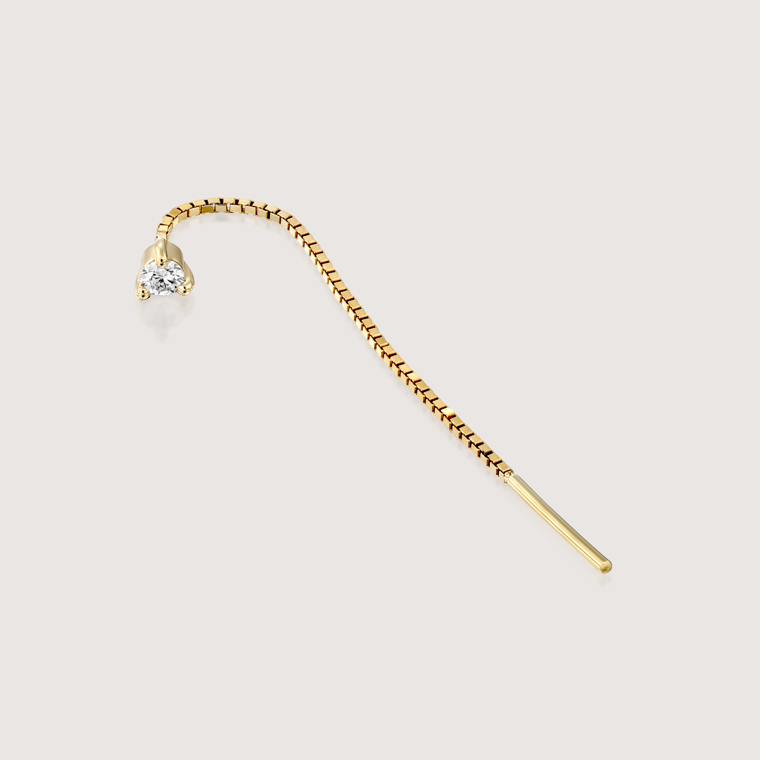 Noni White Diamond Earring