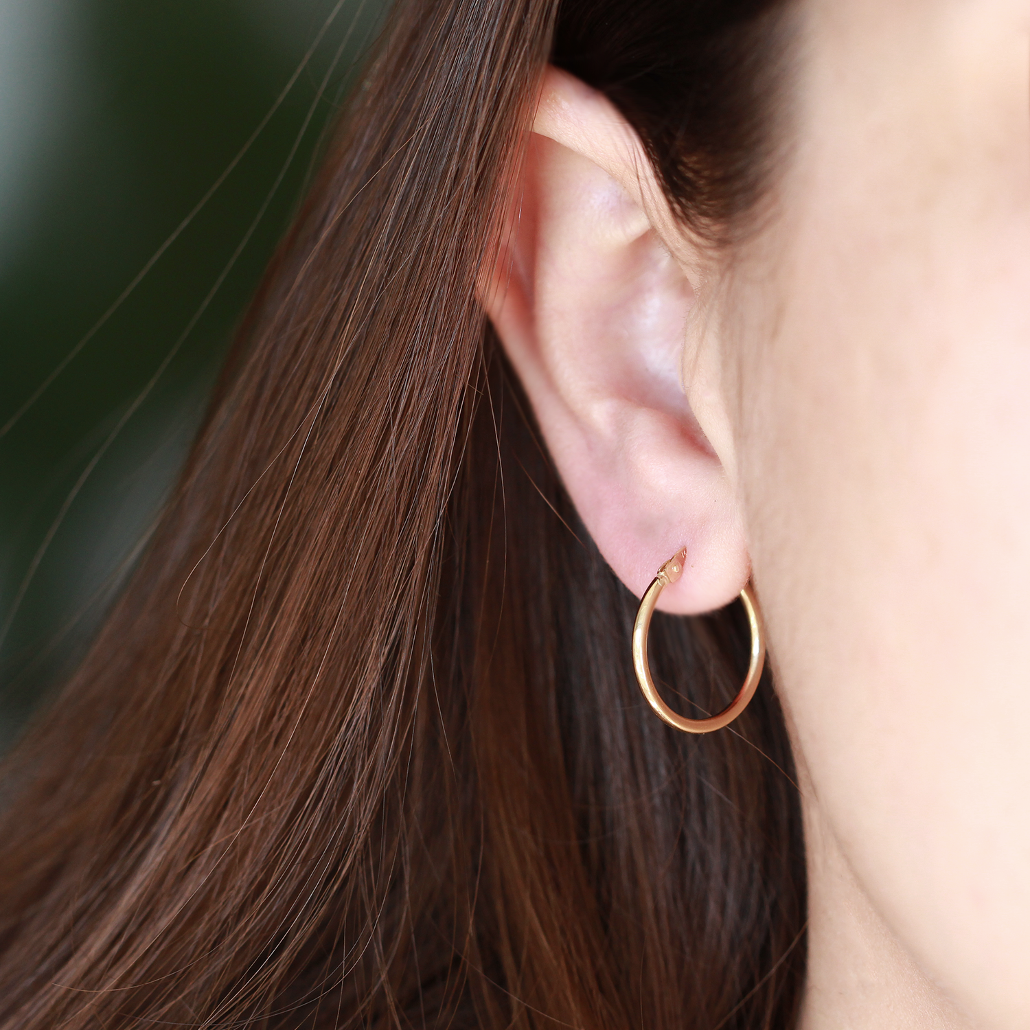 Whitney Gold Hoop Earring