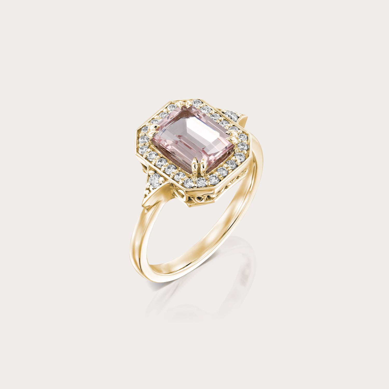 Katerina Ring With Morganite