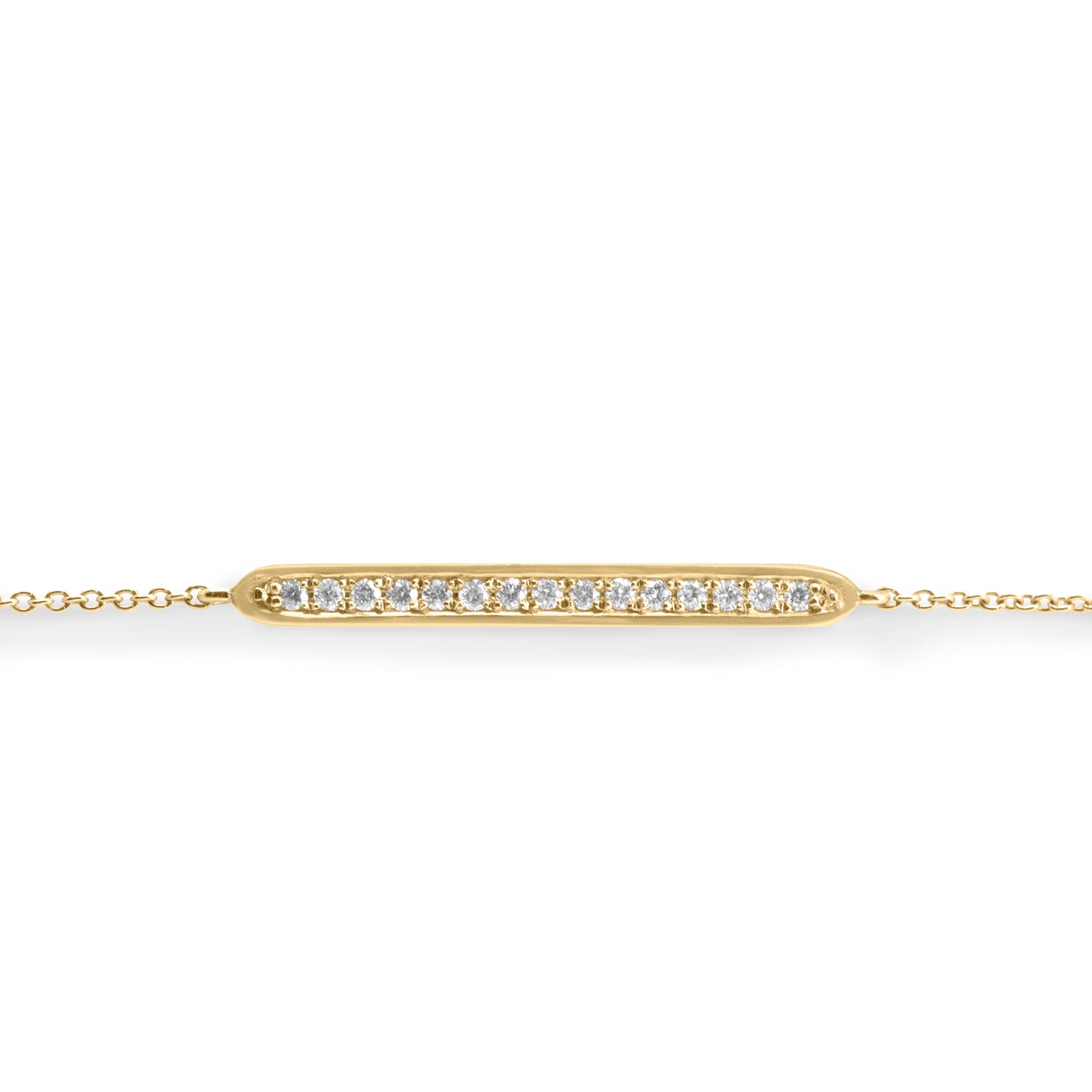 yellow gold elegant bracelet
