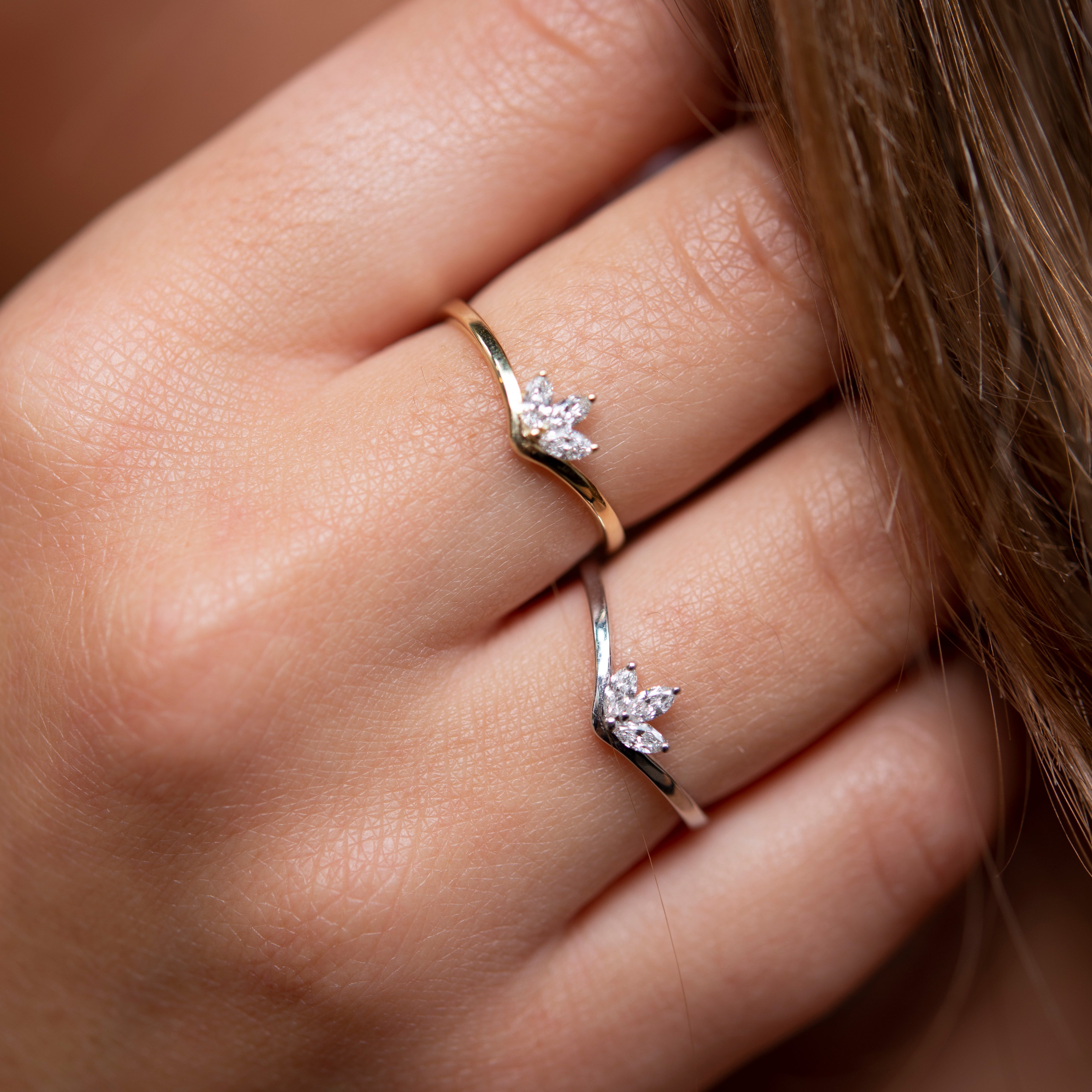 marquise diamonds engagement ring