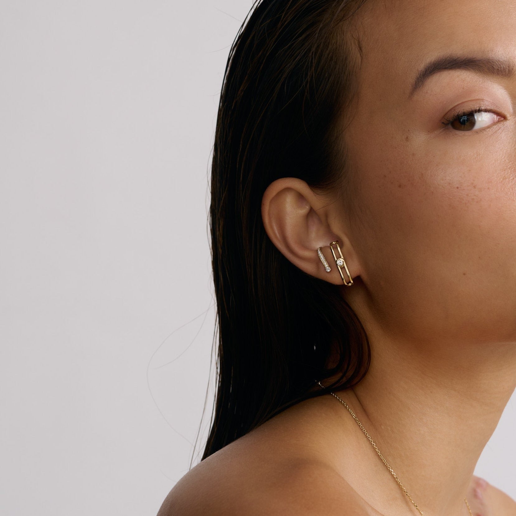 Earring 13 - White Diamonds