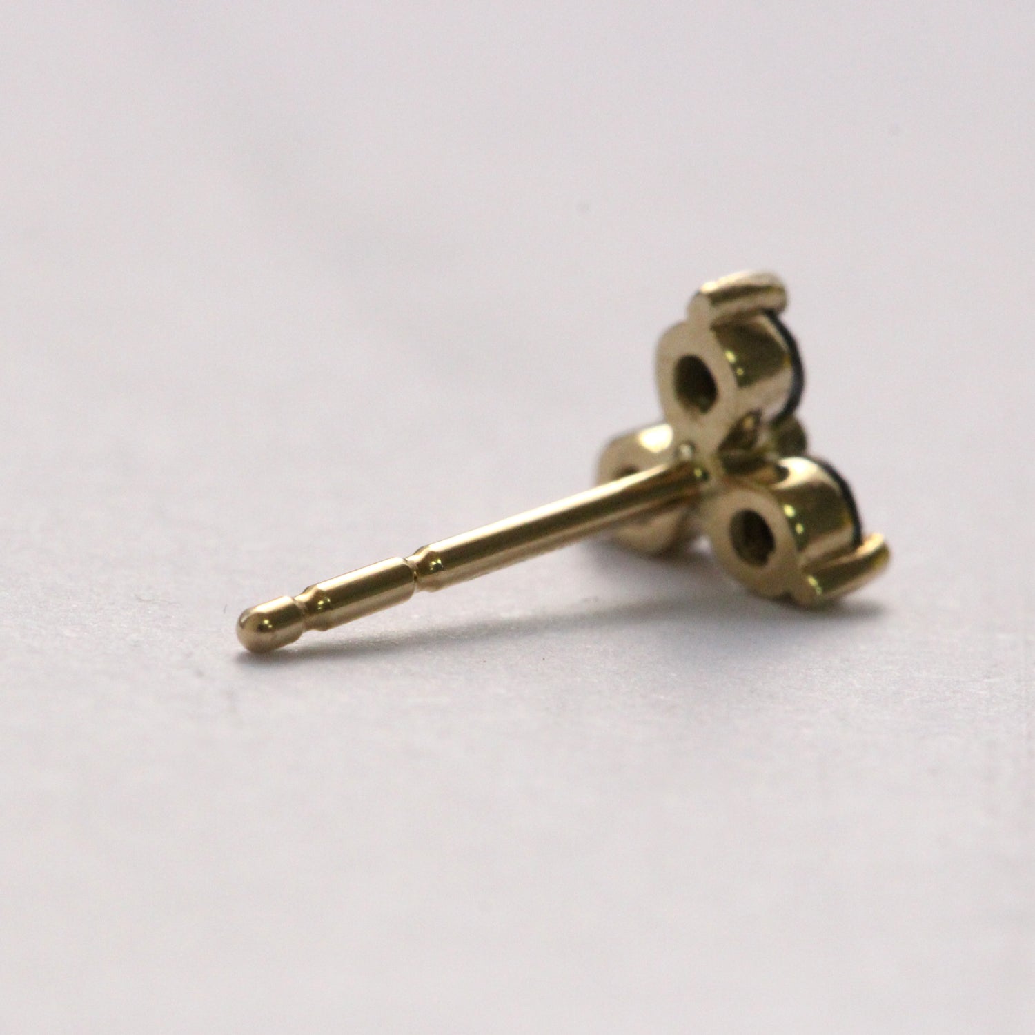 stud earring black diamonds grace