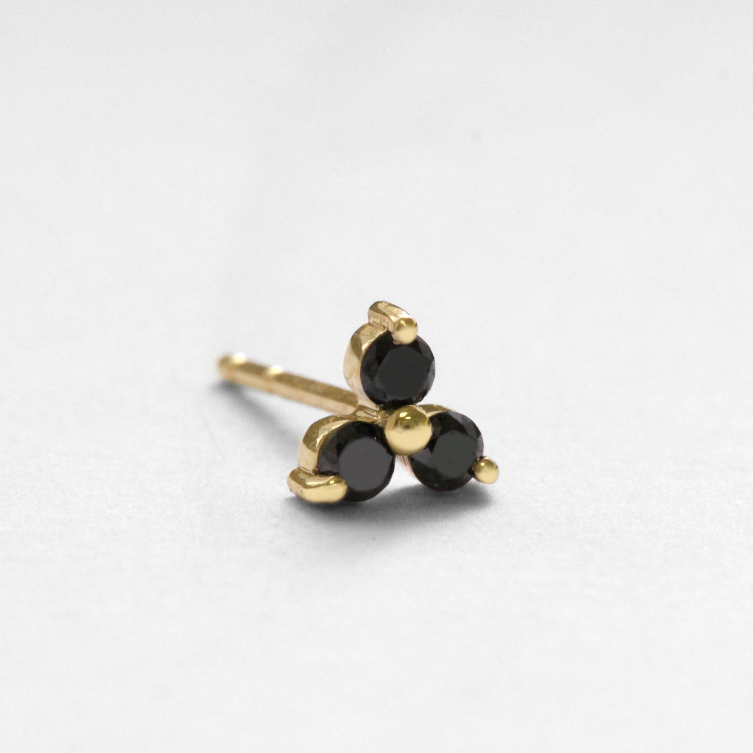 grace earring black diamonds
