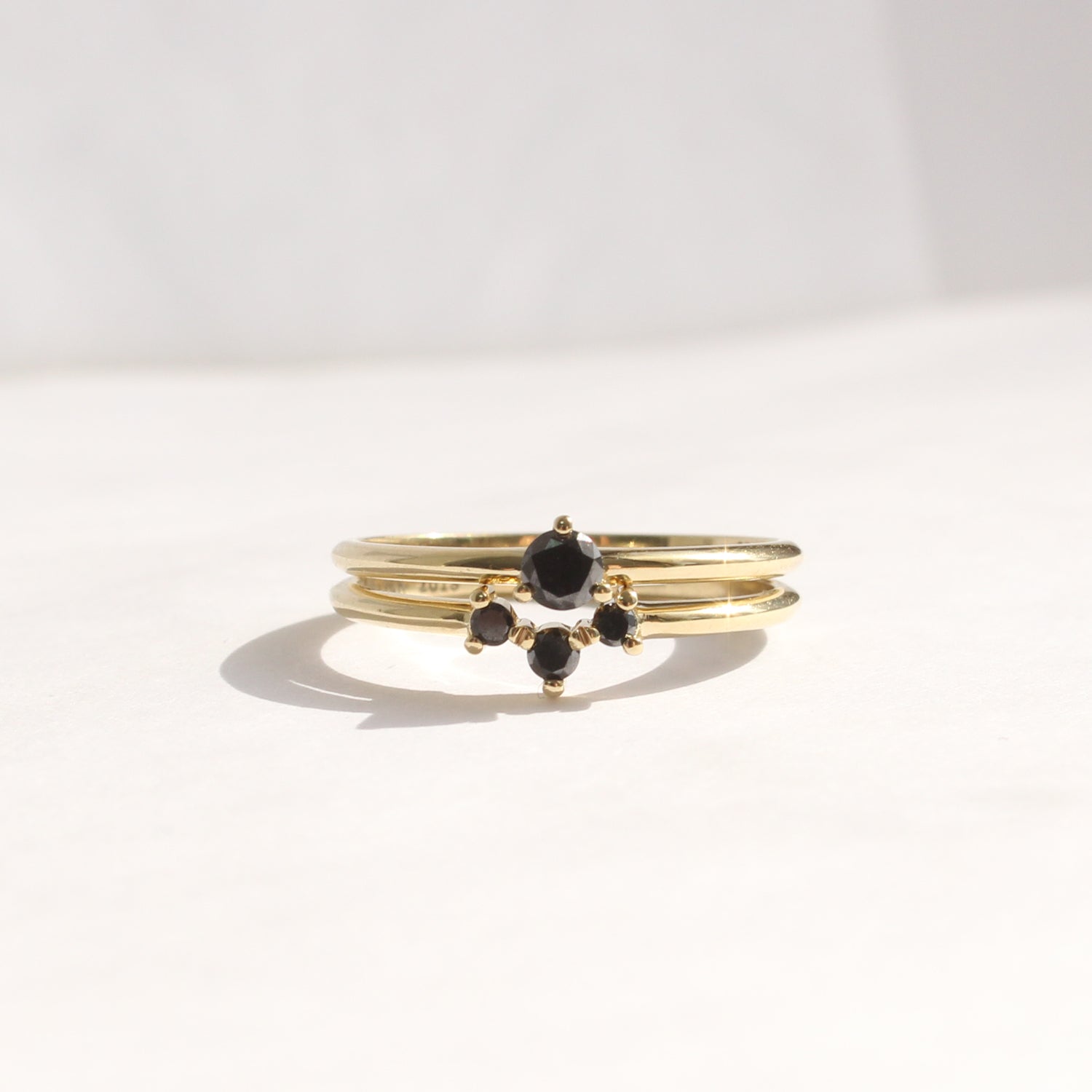 womens stackable ring frida