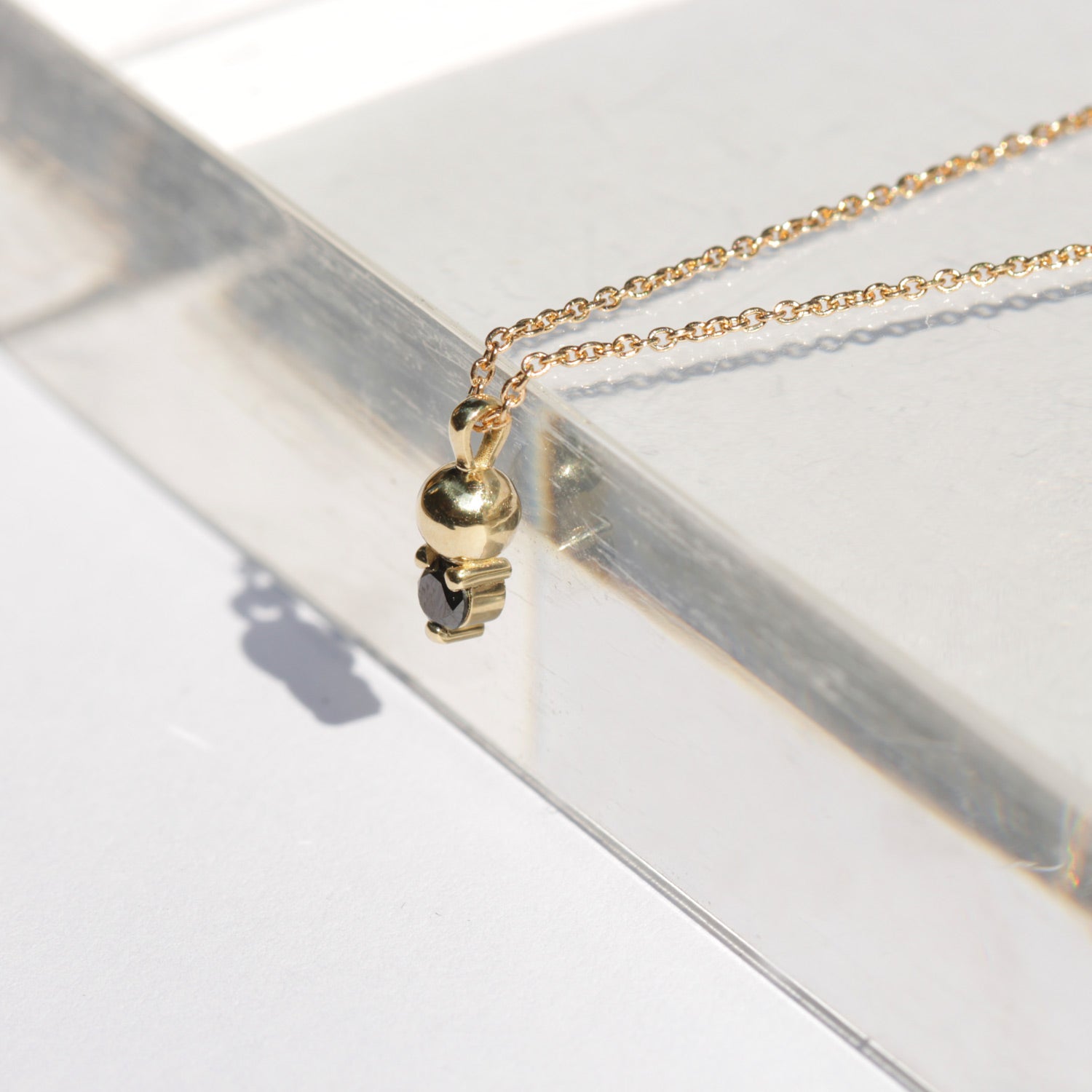black diamond necklace marie