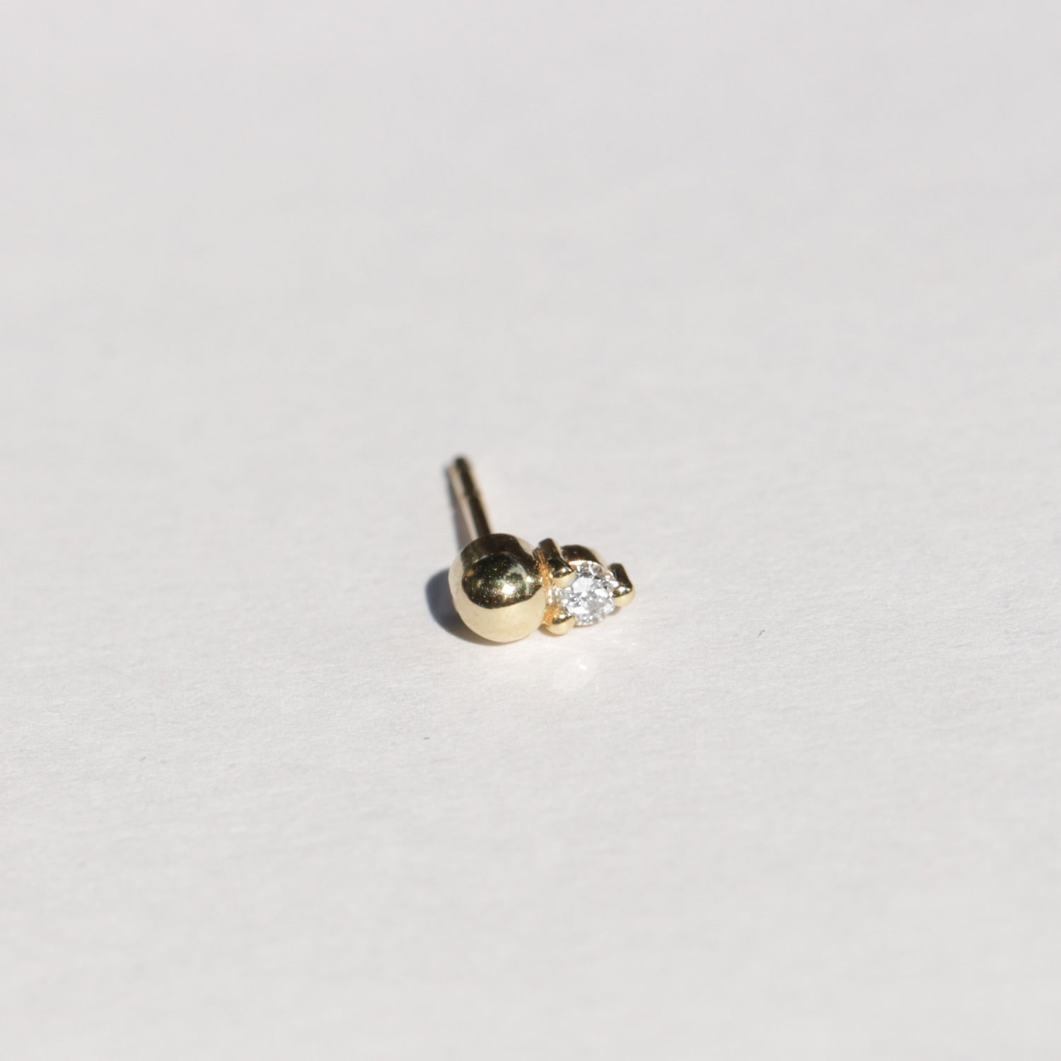 white diamond earring marie