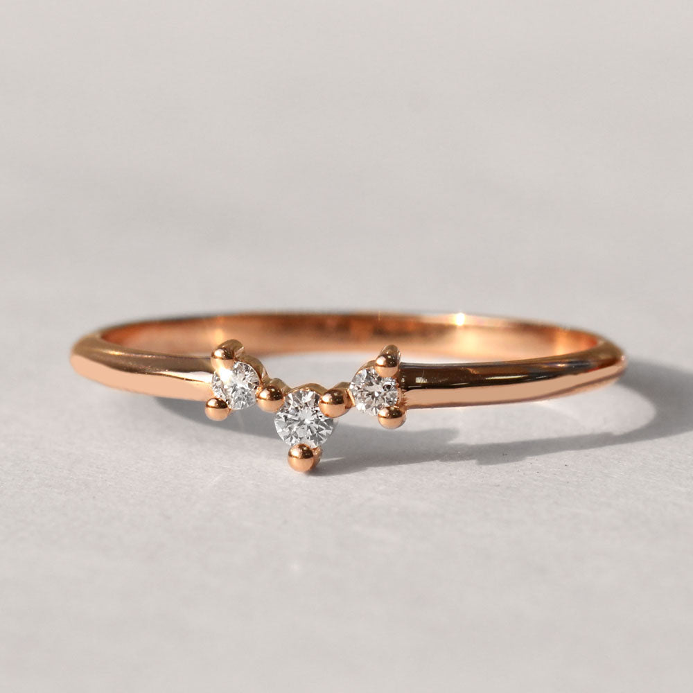 Frida Ring white diamonds