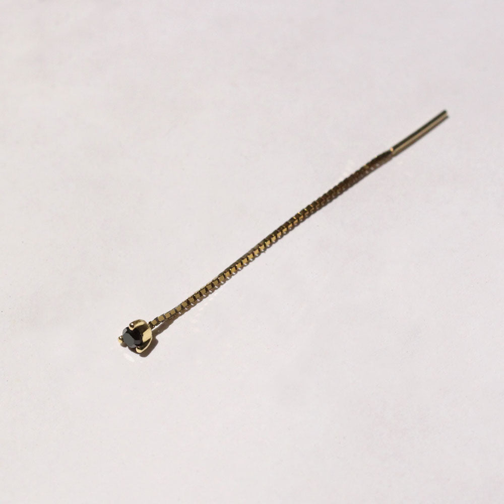 Noni Black Diamond Earring