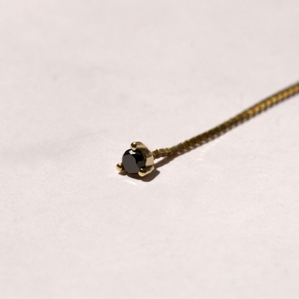 Noni Black Diamond Earring