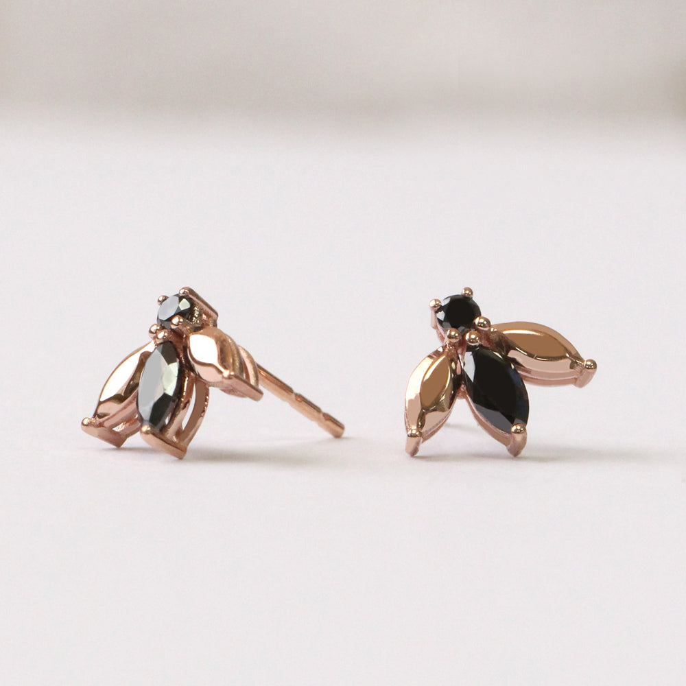 Pauline Félicité Earring With Black Diamonds