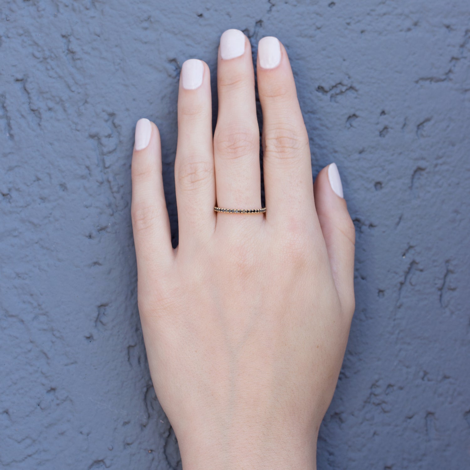 black diamond eternity ring