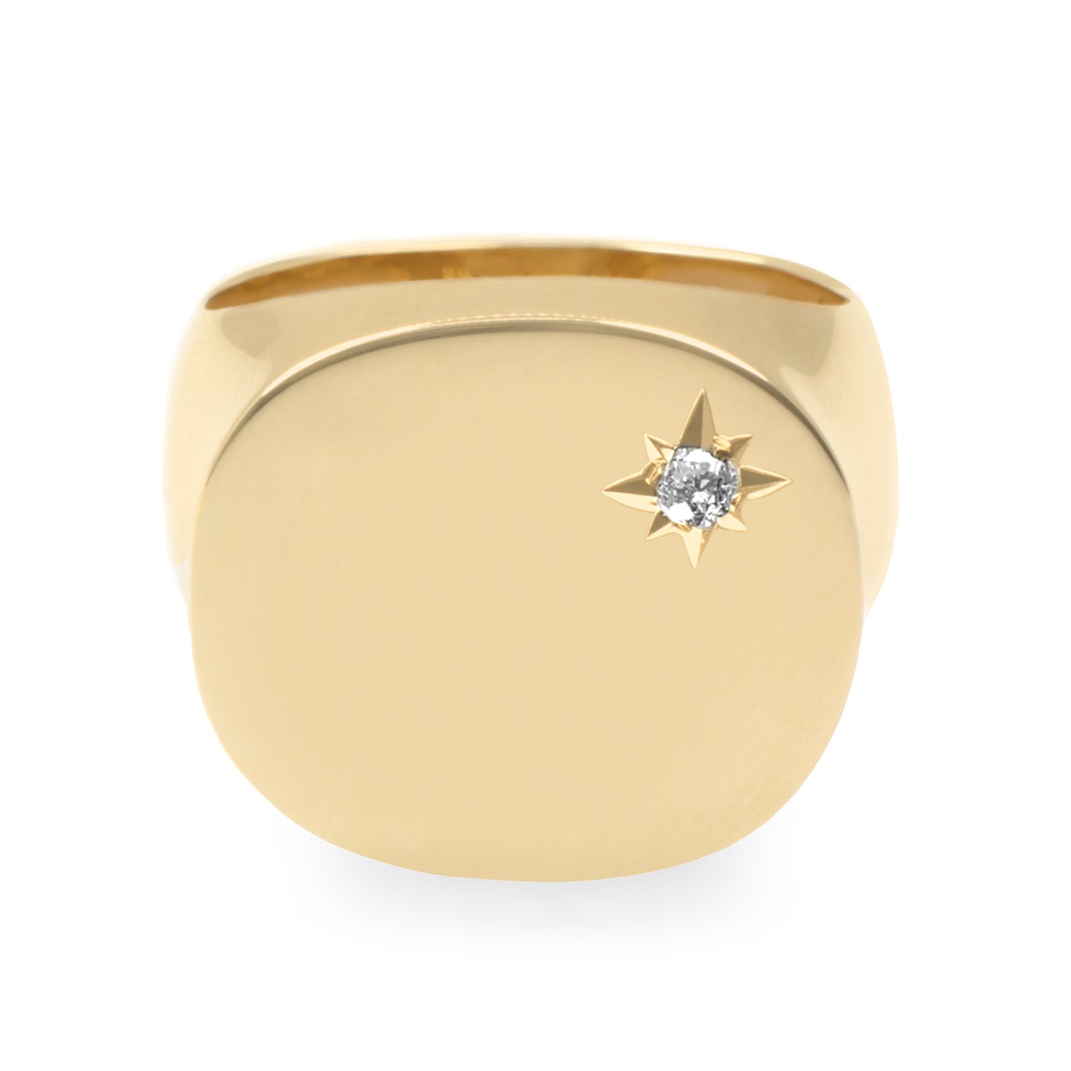 Mila gold Ring white diamond