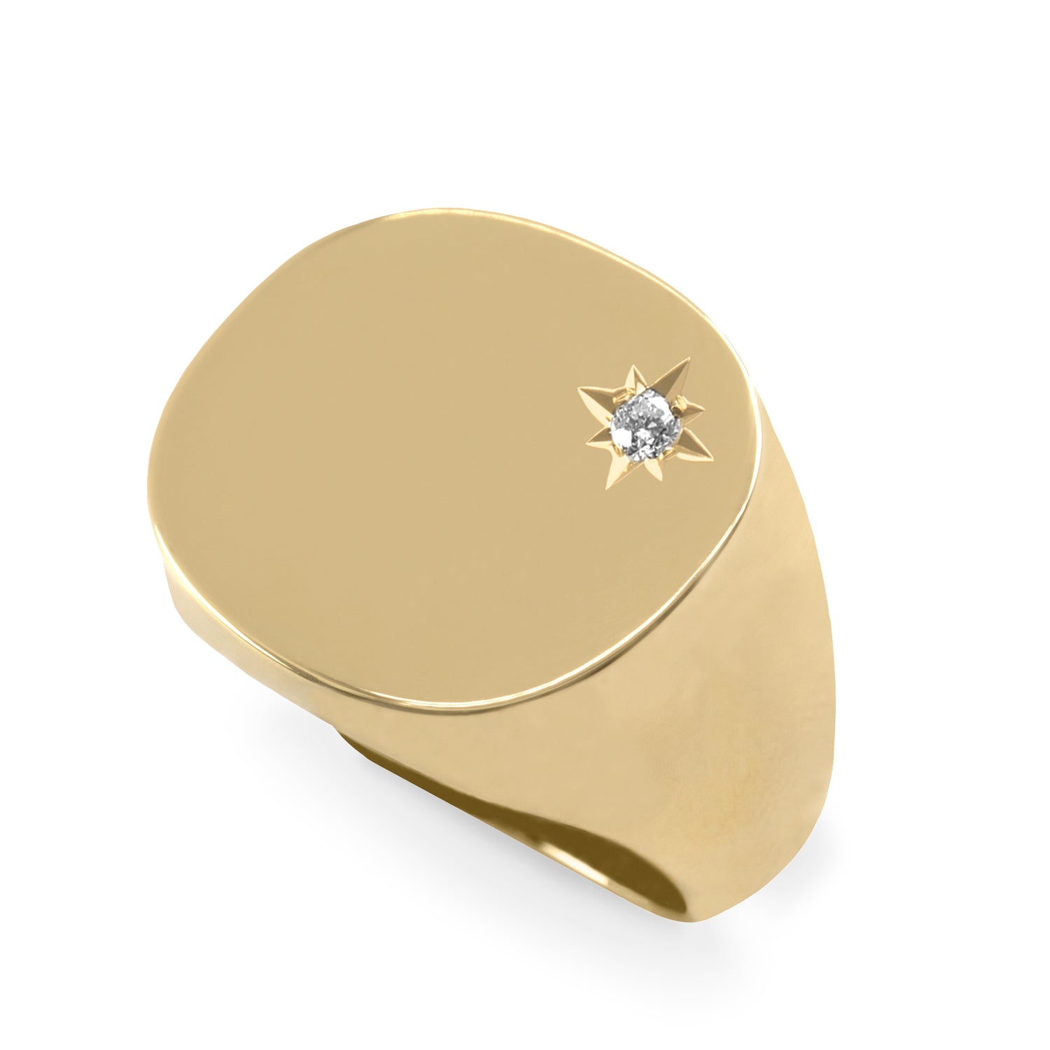 Mila gold Ring white diamond
