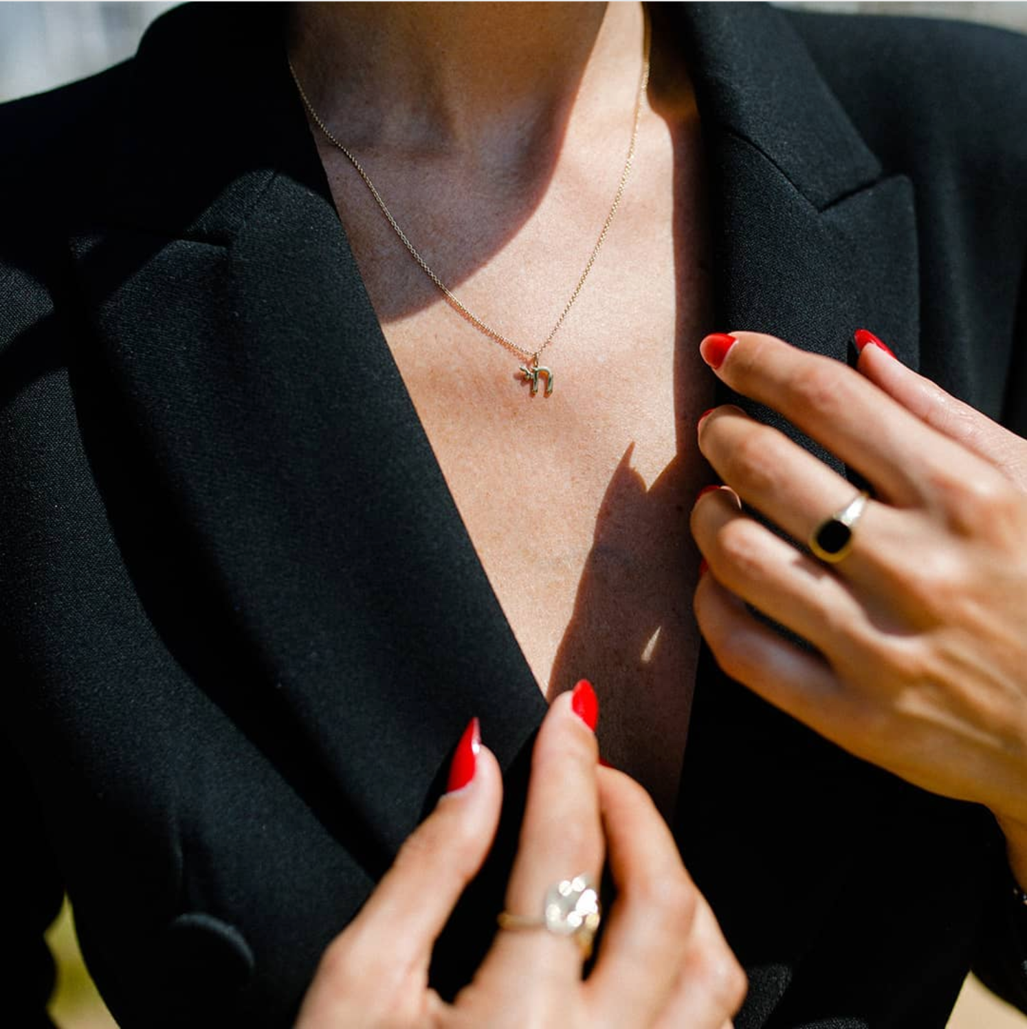 Gold Chai Necklace - HOTCROWN