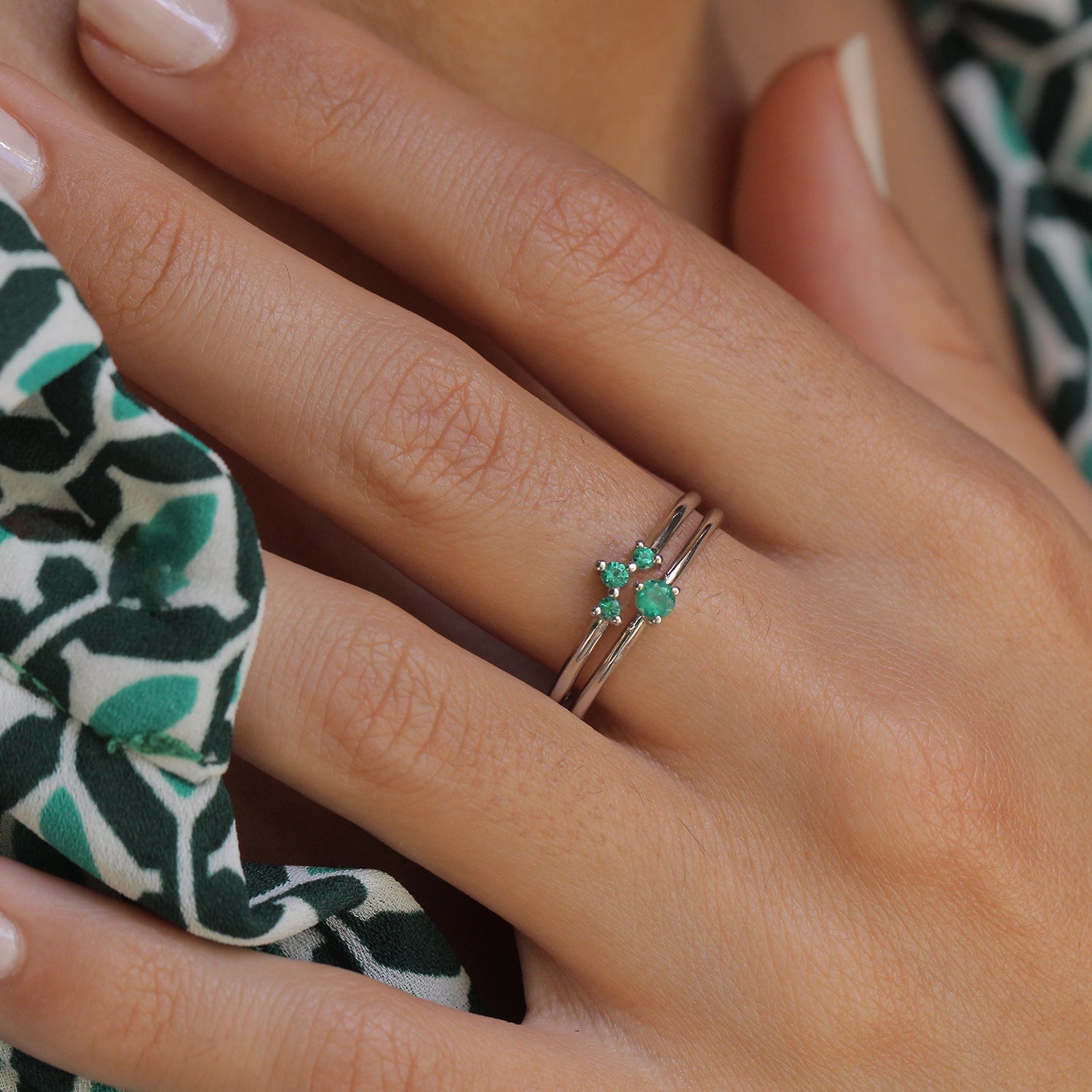 Kahlo Ring Emerald
