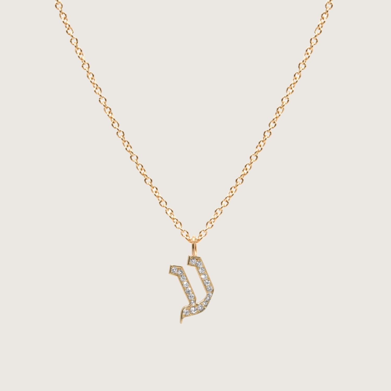 Gold Letter necklace