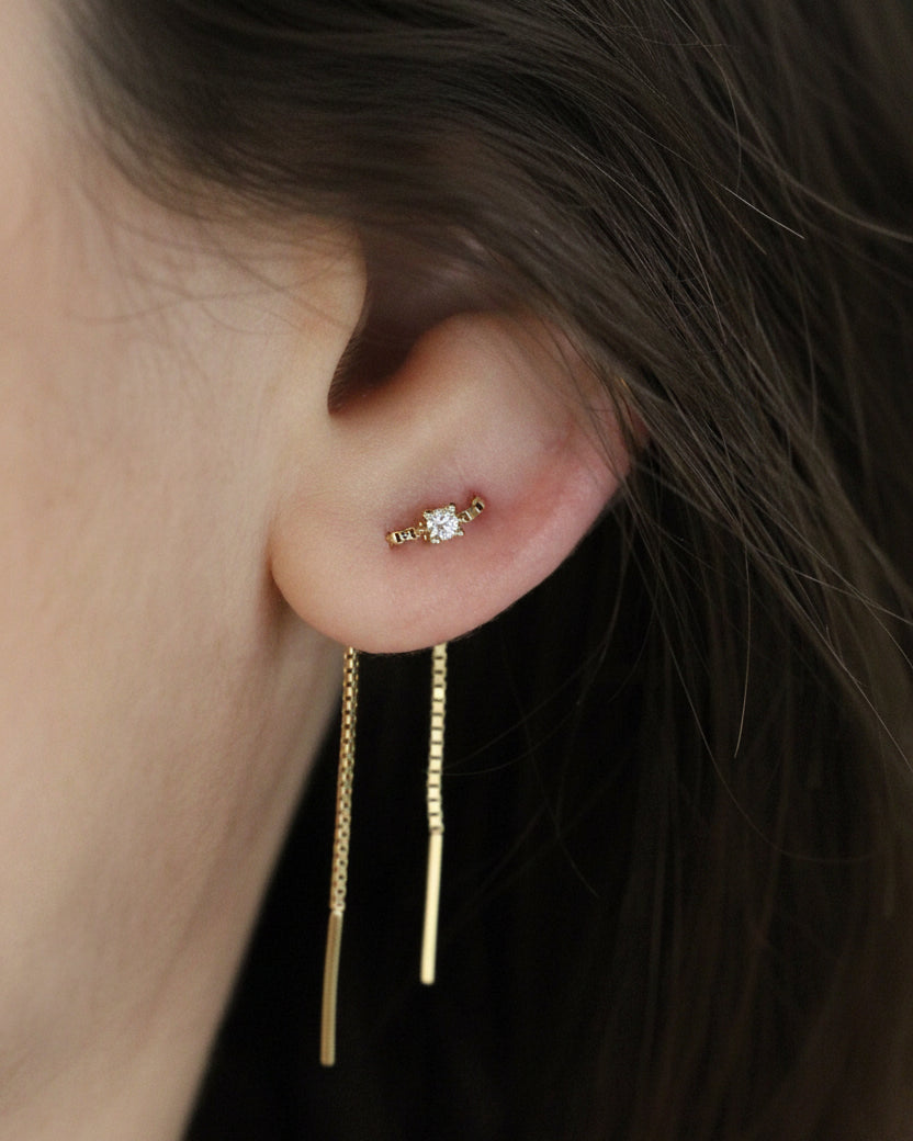 Nina Earring White Diamond