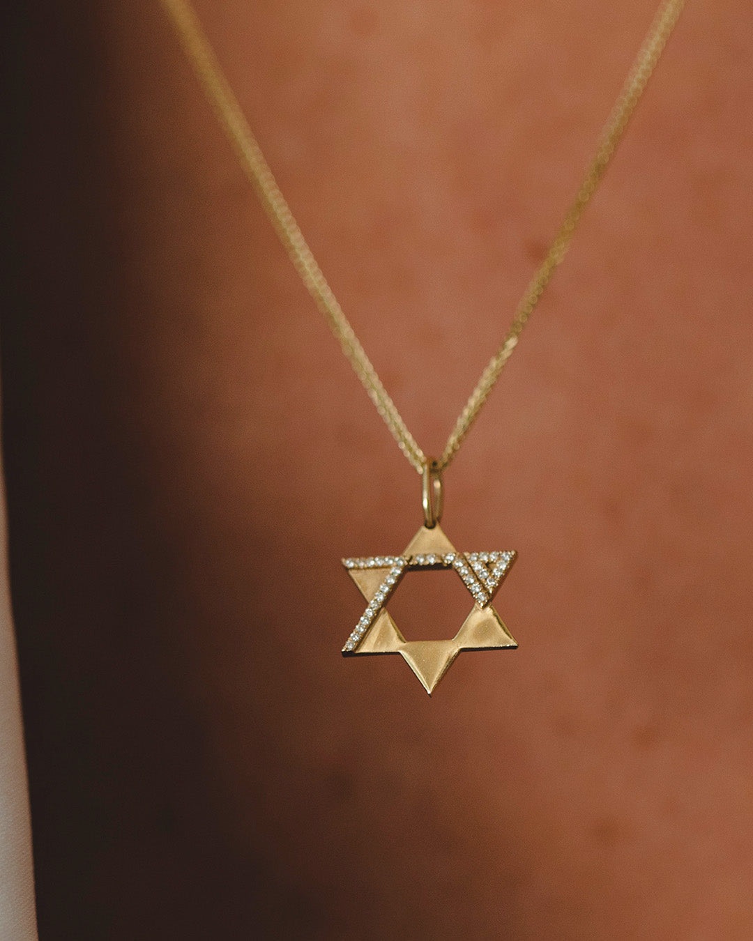 Heroism Star Of David Gold pendant With Diamonds (full)