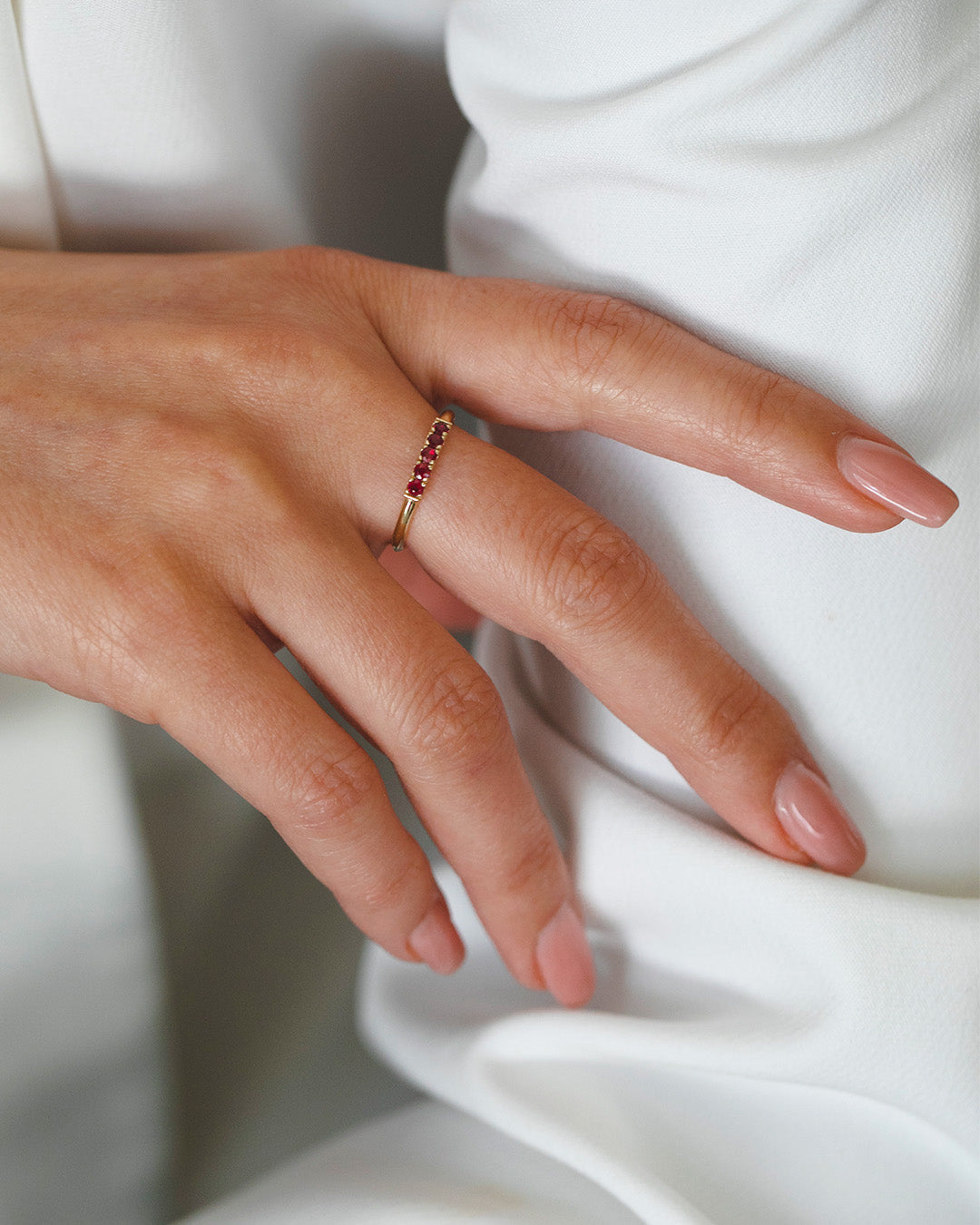 Candy Gold Ring With Ruby